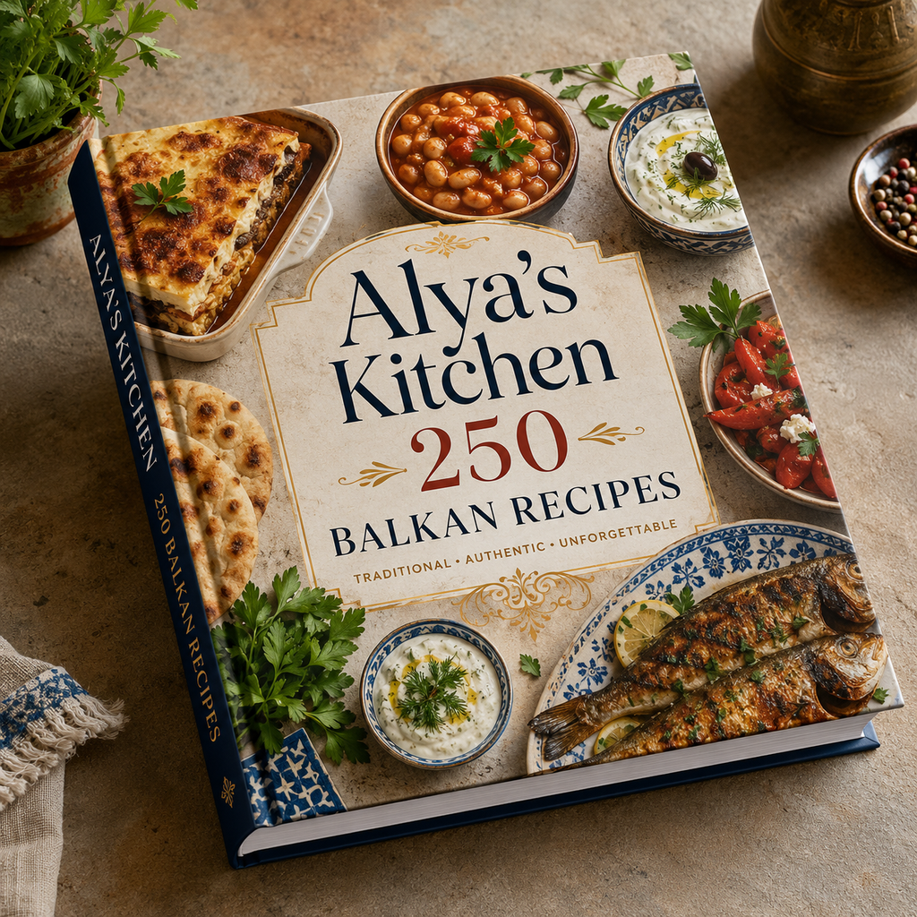 250 Balkan Recipes – Traditional Home Cooking Digital Cookbook