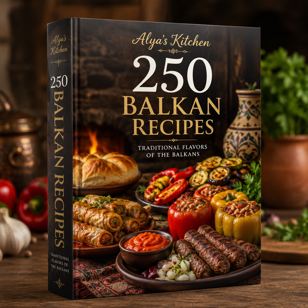 250 Balkan Recipes – Traditional Home Cooking Digital Cookbook