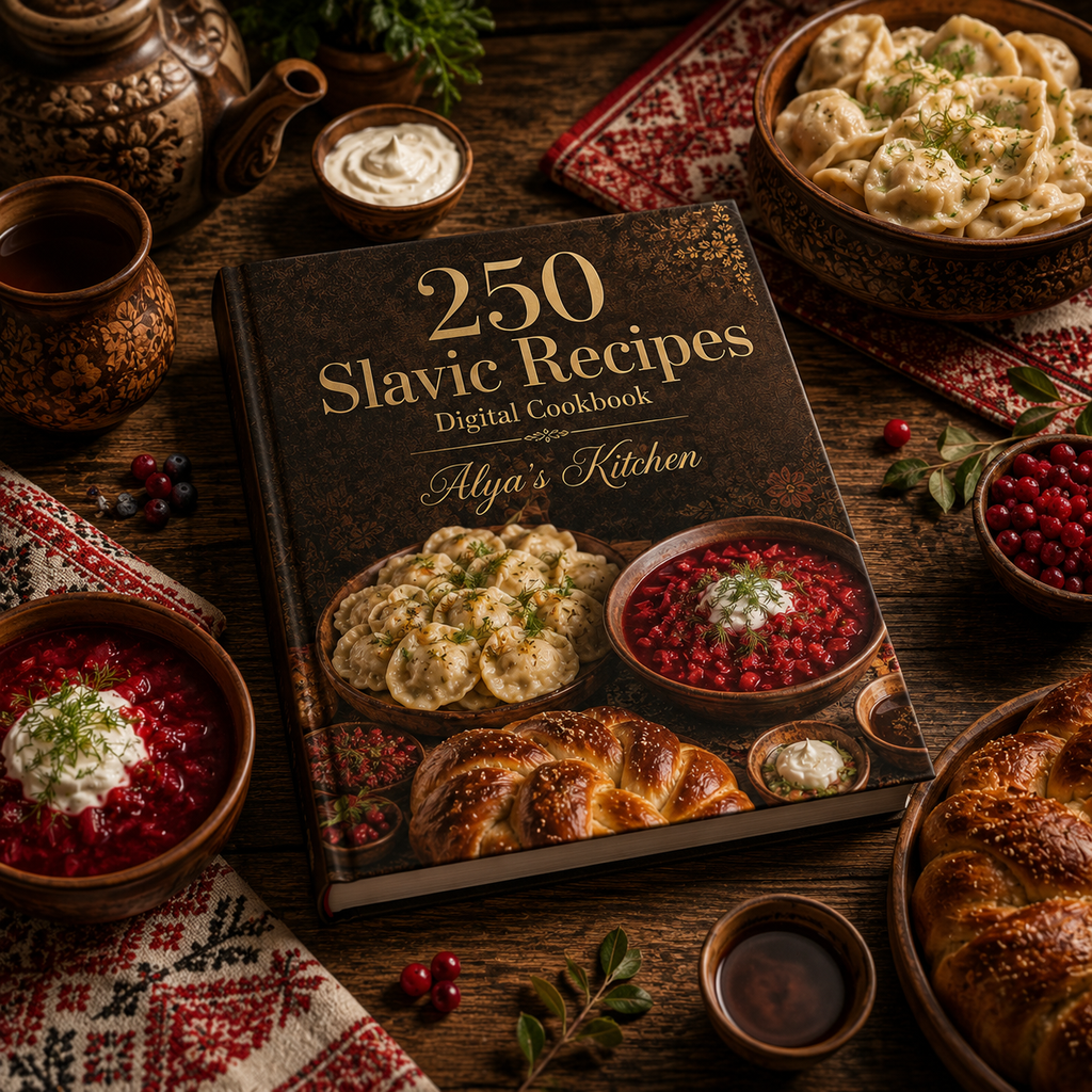 250 Slavic Recipes – Traditional Home Cooking Digital Cookbook