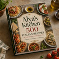 500 Italian Recipes – Traditional Home Cooking Digital Cookbook